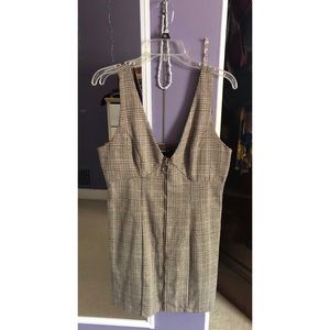 Full front zip dress